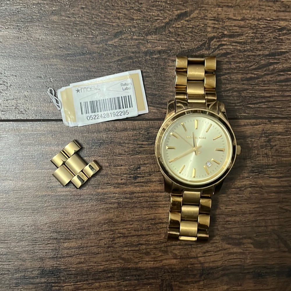 Women's Runway Chronograph Gold-Tone Stainless Steel Bracelet Watch, 38mm